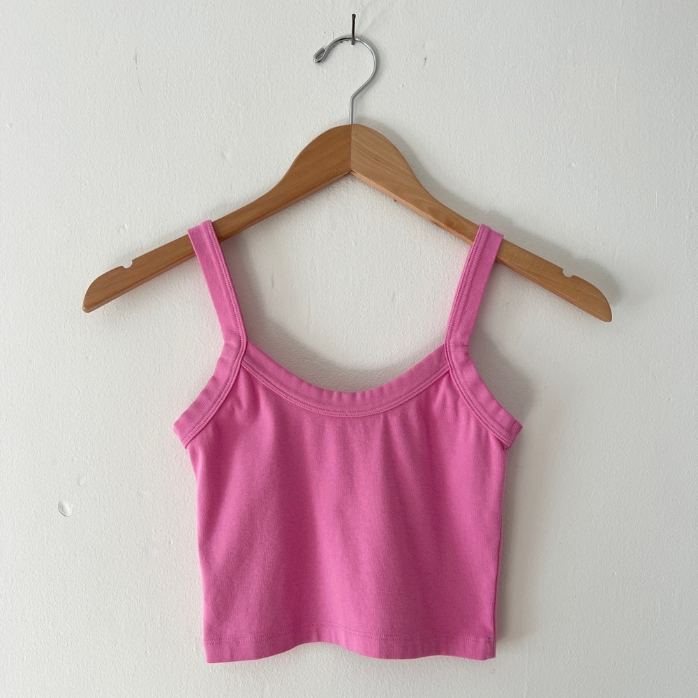 Big Bud Press P Cropped Cami Bubblegum Pink